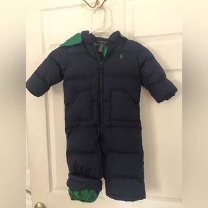 Polo Ralph Lauren down jacket 12m baby boy (used once)